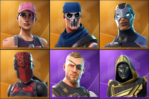 Rose Team Leader, Warpaint, Carbide, Red Knight, Battlehawk, Blitz Knight