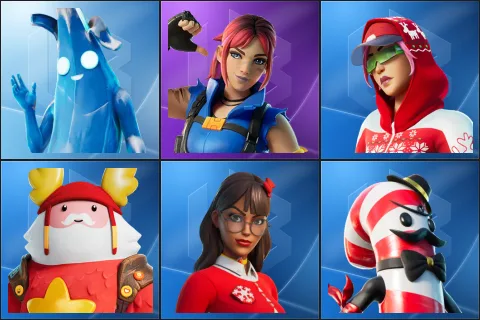 Polar Peely, Explorer Emilie, Arctic Adeline, Guff Gringle, Krisabelle, Mr. Dappermint