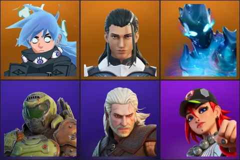 Nezumi, The Ageless, Zero, Doom Slayer, Geralt of Rivia, Dusty