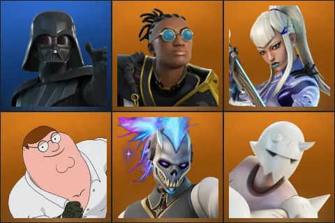 Darth Vader, Malik, Mizuki, Peter Griffin, Renzo the Destroyer, Snap