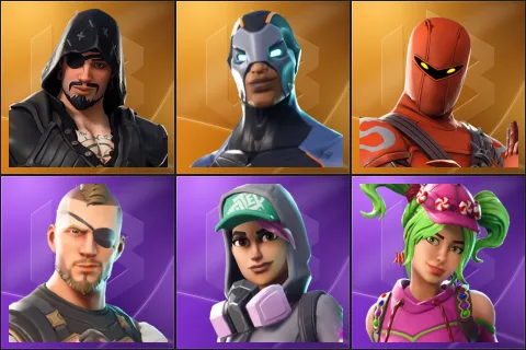 Blackheart, Carbide, Hybrid, Battlehawk, Teknique, Zoey