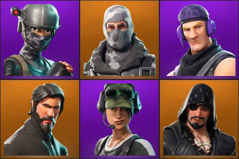 Elite Agent, Havoc, Sub Commander, The Reaper, Trailblazer, Blackheart