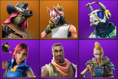 Calamity, Drift, DJ Yonder, Explorer Emilie, Giddy-up, Huntress