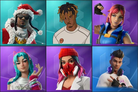 Santa Dogg, Slayer Juice WRLD, Explorer Emilie, Katalina, Yulejacket, Chord Kahele