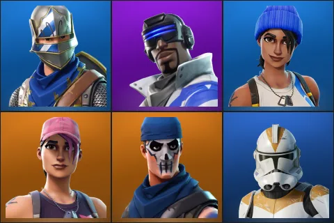 Blue Squire, Blue Striker, Blue Team Leader, Rose Team Leader, Warpaint, 212th Battalion Trooper