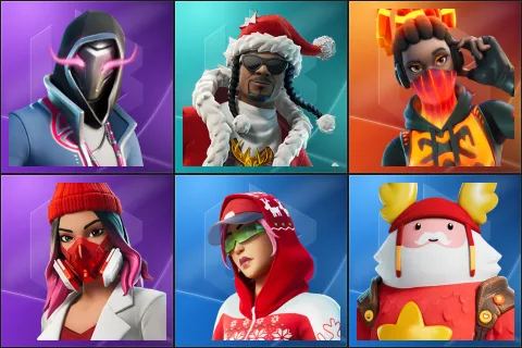 Xander, Santa Dogg, Tectonic Komplex, Yulejacket, Arctic Adeline, Guff Gringle