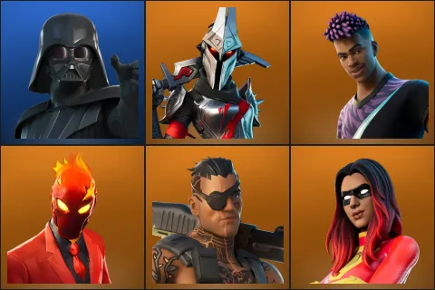 Darth Vader, Eternal Knight, Fade, Inferno, Joey, Joltara