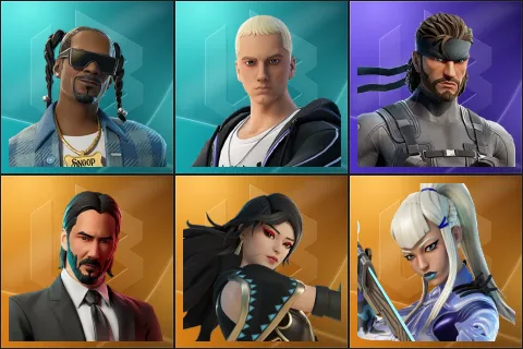 Snoop Dogg, Slim Shady, Solid Snake, John Wick, Era, Mizuki