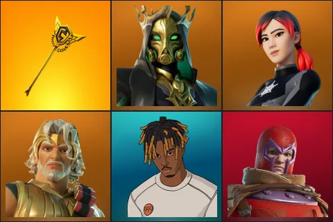The Axe of Champions, Hades, Polarity, Zeus, Slayer Juice WRLD, Wastelander Magneto