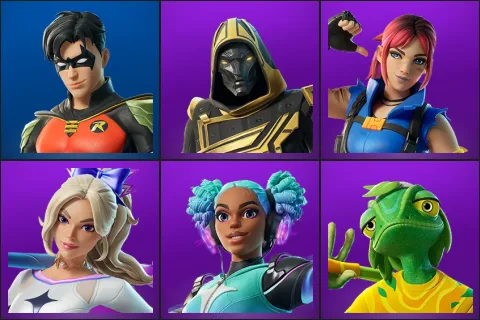 Robin, Blitz Knight, Explorer Emilie, Haylee Skye, Synthwave, Ziggy