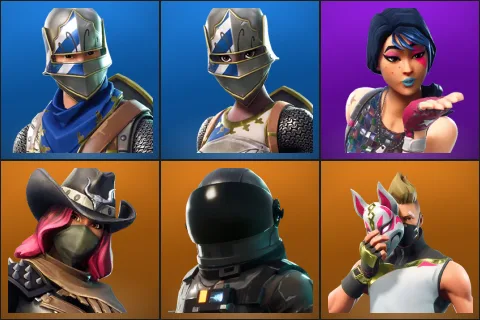 Blue Squire, Royale Knight, Sparkle Specialist, Calamity, Dark Voyager, Drift