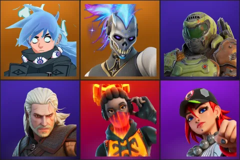 Nezumi, Renzo the Destroyer, Doom Slayer, Geralt of Rivia, Tectonic Komplex, Dusty