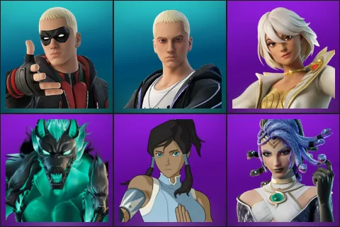 Rap Boy, Slim Shady, Aphrodite, Cerberus, Korra, Medusa