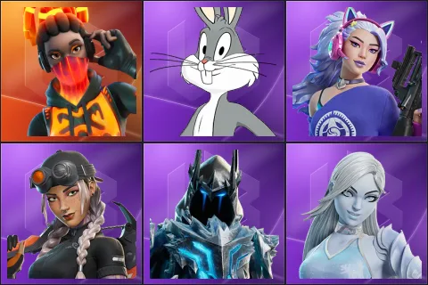 Tectonic Komplex, Bugs Bunny, Dasha, Elite Jules, Exalted Ice King, Lady Windfrost