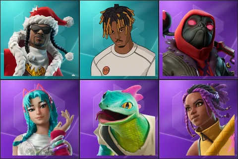 Santa Dogg, Slayer Juice WRLD, Dark Doggo, Katalina, Lizzik, Marika