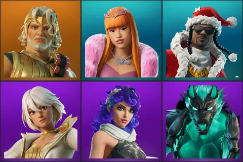 Zeus, Rap Princess Ice Spice, Santa Dogg, Aphrodite, Artemis, Cerberus