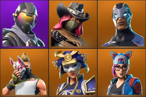 Rogue Agent, Calamity, Carbide, Drift, Hime, Lynx