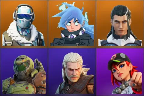 Frostbite, Nezumi, The Ageless, Doom Slayer, Geralt of Rivia, Dusty