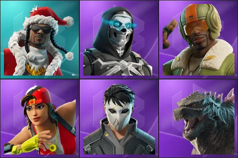 Santa Dogg, Skull Commander, Aerial Assault Bomber, Champion Sparkplug, Daigo, Godzilla Evolved