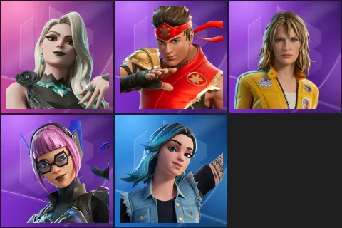 Carletta, FIRE Master Kai, The Bride, Void Walker Lynx, Melodie Mars