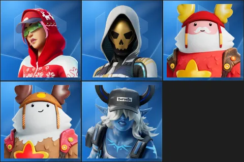 Arctic Adeline, Gold Blooded Ace, Guff Gringle, Sled Ready Guff, Underworld Desdemona