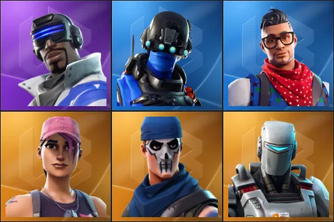 Blue Striker, Carbon Commando, Prodigy, Rose Team Leader, Warpaint, A.I.M.