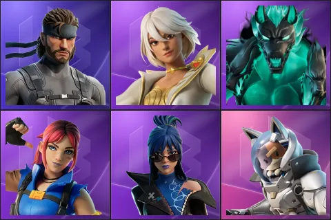 Solid Snake, Aphrodite, Cerberus, Explorer Emilie, Hope, Katt