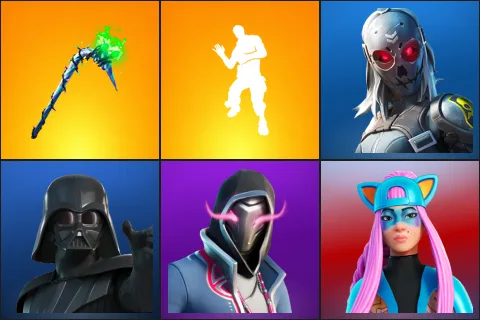 Merry Mint Axe, Laugh It Up, Zadie, Darth Vader, Xander, Alli