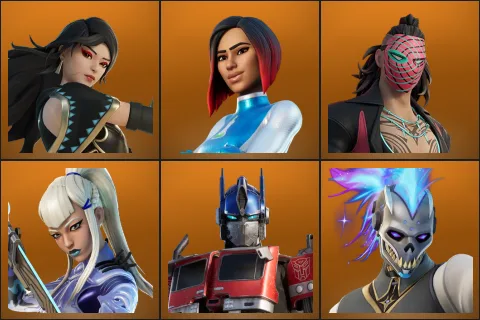Era, Firebrand, Kado Thorne, Mizuki, Optimus Prime, Renzo the Destroyer