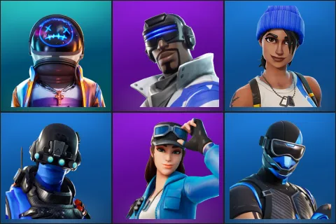 Astro Jack, Blue Striker, Blue Team Leader, Carbon Commando, Cloud Striker, Fixer