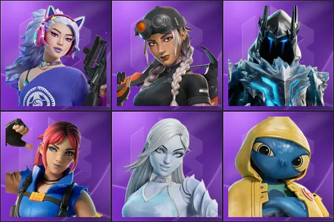 Dasha, Elite Jules, Exalted Ice King, Explorer Emilie, Lady Windfrost, Squibbly