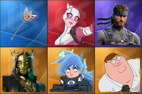 The Axe of Champions 2.0, Gwenpool, Solid Snake, Hades, Nezumi, Peter Griffin