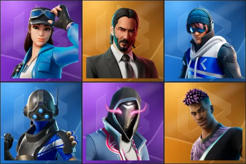 Cloud Striker, John Wick, Point Patroller, Trilogy, Xander, Fade