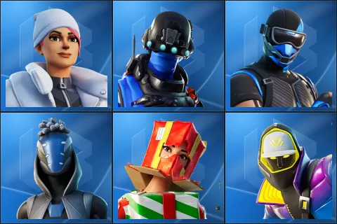 Blizzard Bomber, Carbon Commando, Fixer, Sultura, Holiday Boxy, Subzero Cryptic