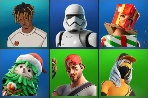 Slayer Juice WRLD, First Order Stormtrooper, Holiday Boxy, Winterfest Bushranger, Guild, Runway Racer