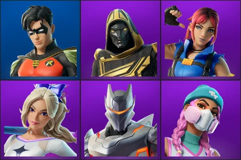 Robin, Blitz Knight, Explorer Emilie, Haylee Skye, O.M.E.G.A. Suit Alpha, Street Wave Teknique