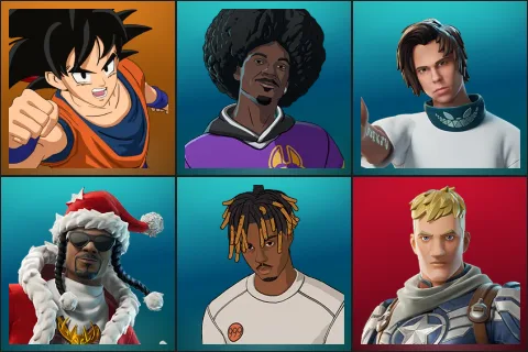 Son Goku, LBC '93 Dogg, Rubius, Santa Dogg, Slayer Juice WRLD, Captain Jones