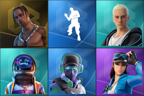 Travis Scott, Laugh It Up, Slim Shady, Astro Jack, Breakpoint, Cloud Striker