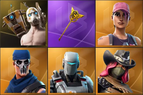 Psycho Bandit, The Axe of Champions, Rose Team Leader, Warpaint, A.I.M., Calamity