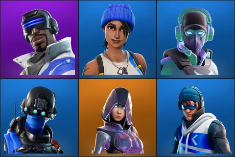 Blue Striker, Blue Team Leader, Breakpoint, Carbon Commando, Glow, Point Patroller