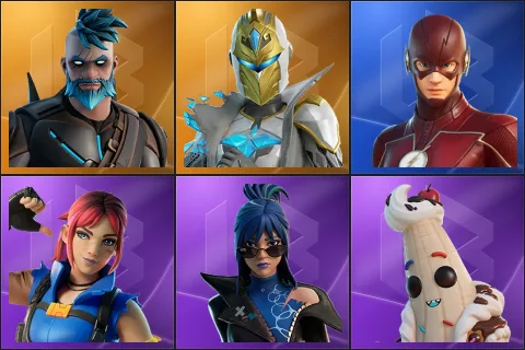 Omegarok, Spectra Knight, The Flash, Explorer Emilie, Hope, Lil Split