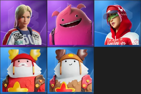 Dueling Dragons Jackie, Yeddy, Arctic Adeline, Guff Gringle, Sled Ready Guff