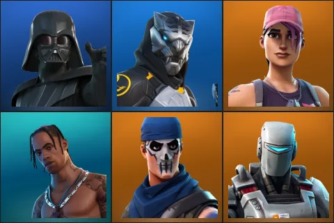 Darth Vader, Huntmaster Saber, Rose Team Leader, Travis Scott, Warpaint, A.I.M.