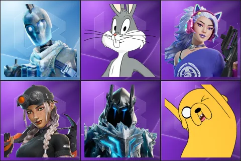 Glacial Dummy, Bugs Bunny, Dasha, Elite Jules, Exalted Ice King, Jake the Dog
