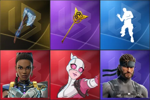 Leviathan Axe, The Axe of Champions, Laugh It Up, Shuri, Gwenpool, Solid Snake