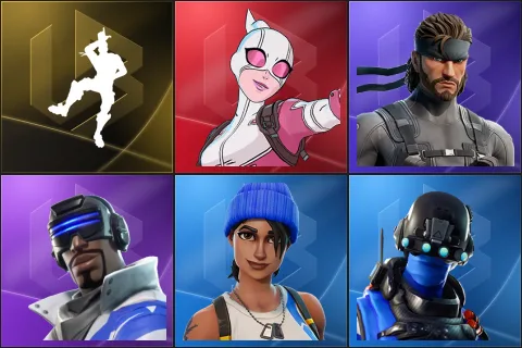 Take The L, Gwenpool, Solid Snake, Blue Striker, Blue Team Leader, Carbon Commando