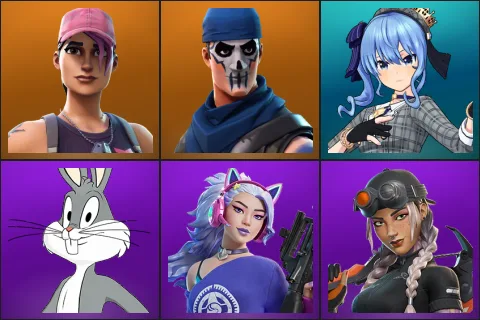 Rose Team Leader, Warpaint, Hoshimachi Suisei, Bugs Bunny, Dasha, Elite Jules