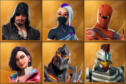 Blackheart, Catalyst, Hybrid, Rox, Ruin, Sentinel