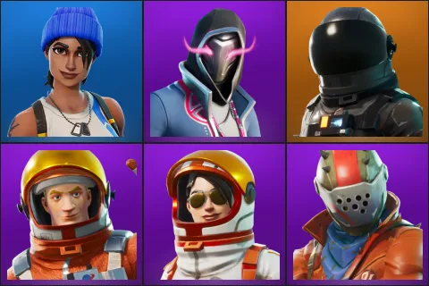 Blue Team Leader, Xander, Dark Voyager, Mission Specialist, Moonwalker, Rust Lord