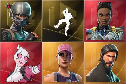 Elite Agent, Take The L, Shuri, Gwenpool, Rose Team Leader, The Reaper